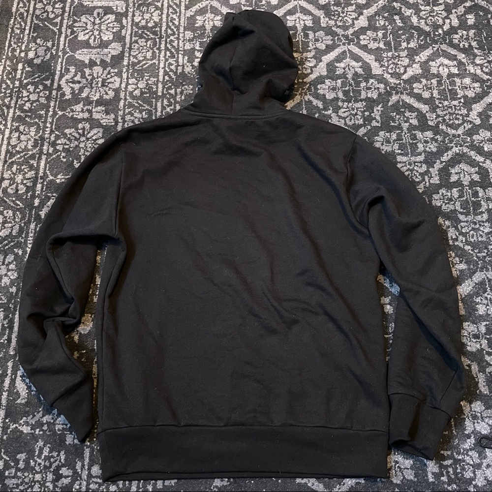 Nintendo Super Mario 2021 Fifth Sun RN 111847 Black Hoodie Size Small - Picture 2 of 6